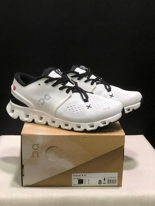 On cloud - white and black strip