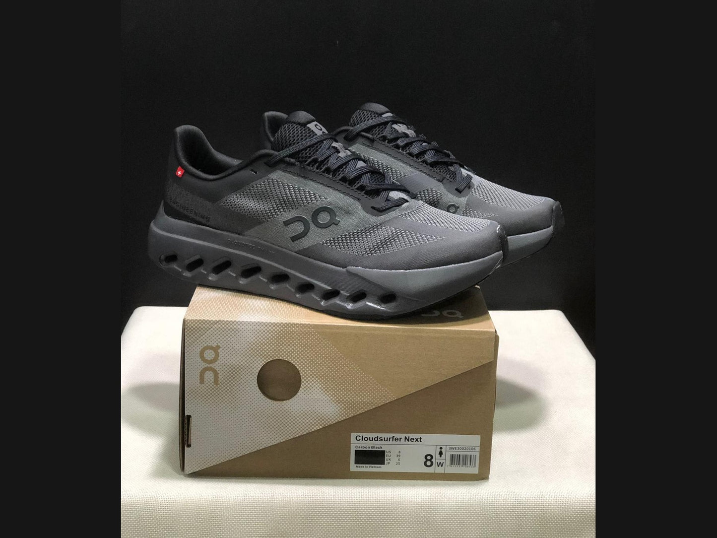 On cloud - Black and gray