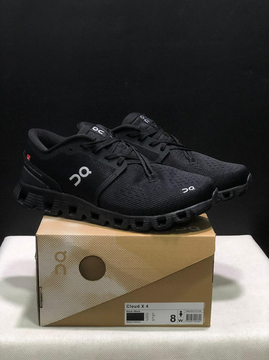 On cloud - Black and a white logo